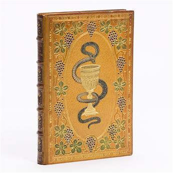 Khayyam, Omar (1048-1131) & Edward Fitzgerald, trans. (1809-1883) Rubaiyat of Omar Khayyam, in an elaborate Rivière binding.